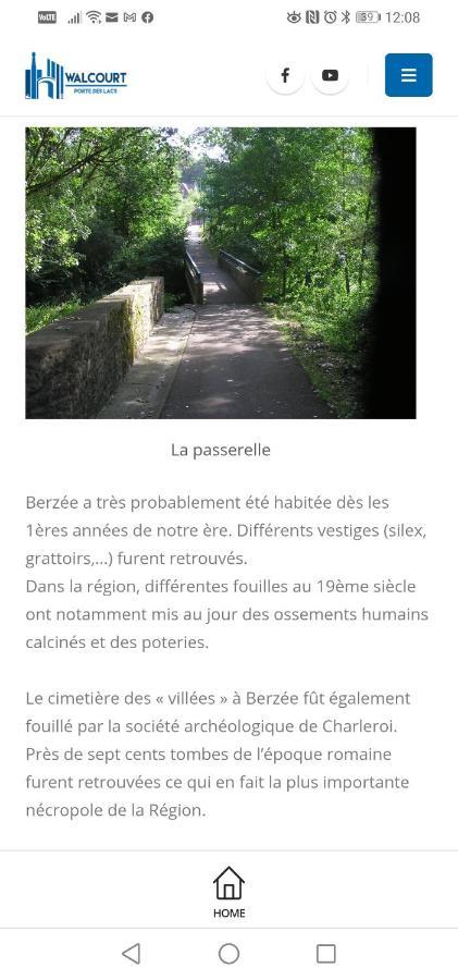 Maison D'Hote Les Notes Endormies Suite Le Refuge Walcourt Εξωτερικό φωτογραφία