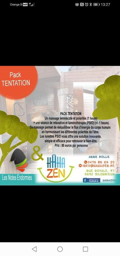 Maison D'Hote Les Notes Endormies Suite Le Refuge Walcourt Εξωτερικό φωτογραφία